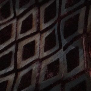 Scarf velvet, silk and rayon new without tag